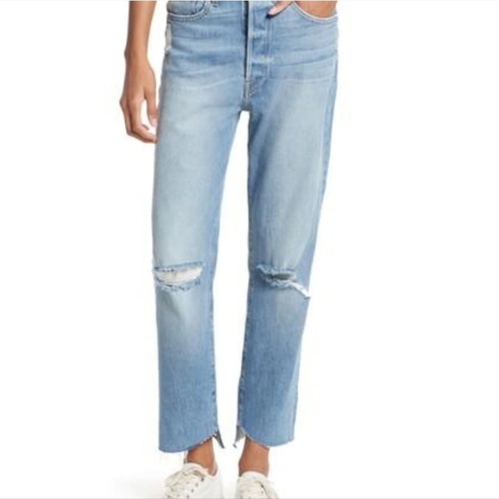FRAME ..Le Original Step Hem High Waist Jeans (McLane)...Size 28